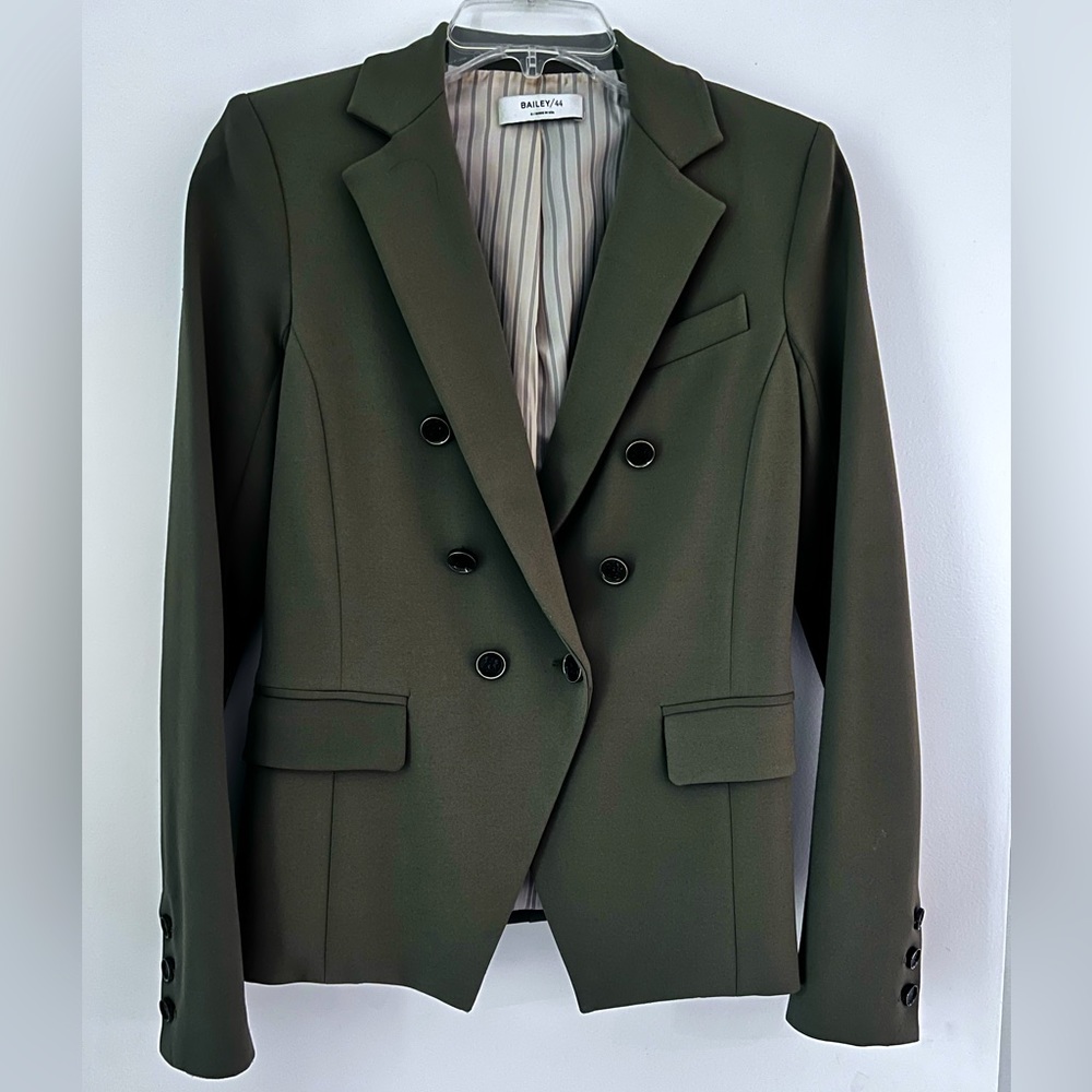 Bailey 44 Olive Green Blazer - size 0